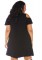 86768X More Boos Jersey Dress With Pockets And Cold Shoulder Sleeves