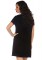 86769 Fangtastic Jersey Dress With Pockets And Cross Over Bodice Accent