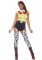 86777 3 Piece Giddy Up Cowgirl, Includes Western Romper With Attached Cow Print 