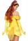 86808 3 Pc Storybook Bombshell, Includes Mini Ball Gown With Attached Garters An