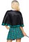 86810 3 Pc Sinister Spellcaster, Includes Crop Top With Badge Accent, High Waist