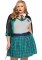 86810X 2 Pc Sinister Spellcaster, Includes Dress With Badge Accents And Cape Wit