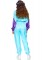 86813 2 Pc Awesome 80s Track Suit, Includes Zip Up Jumpsuit And Matching Headban