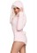 86824 Cuddle Bunny, Features Ultra Soft Zip Up Teddy With Bunny Ear Hood And Cut