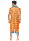 86843 Bedrock Bro, Features Printed Jumpsuit With Pockets And Double Sided Zippe