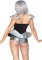 86852 Space Cadet, Features Iridescent Garter Romper With Holographic Ufo Skirt 