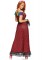 86871 5 Pc Deluxe Day Of The Dead Beauty, Includes Dual Slit Printed Lace Dress 