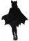 86896 Bat Poncho, Features Plush Scalloped Poncho With Bat Ear Hood