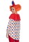 86913 2 Pc Clown Poncho, Includes Poncho With Pom Pom Accents And Clown Hat