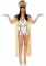 86916 4 Pc Queen Nefertiti, Includes Sequin Trimmed Cross Over Bodysuit, Belt Wi