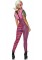 86920 3 Pc Comic Vixen, Includes Zip Up Jumpsuit With Suspender Straps, Confetti