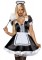86922 3 Pc Classic French Maid, Includes Lace Trimmed Dress With Attached Apron,
