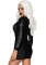 86928 Spandex Rhinestone Skeleton Dress