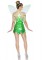 86938 6 Pc Green Fairy, Includes Sequin Dress, Removable Clear Straps, Shorts, F