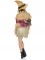 86943 4 Pc Scarecrow Cutie, Includes Patchwork Dress With Straw Accents, Burlap 