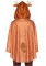 86948 Fawn Poncho, Features Speckled Poncho With Fur Tail And Antler Hood