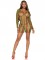 86959 Rasta Net Long Sleeve Mini Dress