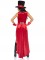 86993 4 Pc Ring Mistress, Includes Halter Bodysuit With Velvet Bodice And Bow Ti