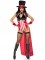 86993 4 Pc Ring Mistress, Includes Halter Bodysuit With Velvet Bodice And Bow Ti