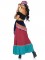 86997 3 Pc Crystal Ball Beauty, Includes Coin Trimmed Crop Top, Dual Slit Skirt 