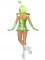 87067 5 Pc Beam Me Up Babe, Includes Metallic Lame Crop Top, Iridescent Clear Sk