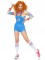 87072 2-Piece Demon Doll - Includes Striped Crop Top And Denim Look Romper Overalls