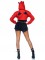 87079 Devil Cropped Hoodie