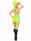 87090 3 Pc Christmas Baddie, Includes Ruched Velvet Dress With Tie Back Halter S