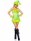 87090 3 Pc Christmas Baddie, Includes Ruched Velvet Dress With Tie Back Halter S