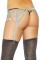 8887 Shimmer Lurex Elastic Garter Belt