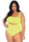 89261X 2 Pc Opaque Bandeau And Suspender Bodysuit