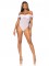 89269 Lace Ruffle Off The Shoulder Teddy With Woven Point Desprit Detail And Sna