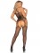 89287 Multi Net Suspender Bodystocking With Cross Over Straps