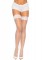 9035 Spandex Fishnet Thigh Highs With Backseam And Stay Up Silicone Lace Top