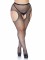 9108X Crystalized Fishnet Suspender Pantyhose