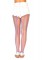 9308 Colored Lurex Shimmer Rainbow Striped Fishnet Tights