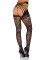 9915 Vine Lace Strappy Wrap Around Open Back Crotchless Tights