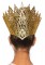 A2844 Glitter Die Cut Crown With Jewel Accent