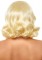 A2860 16 Retro Bang Curly Bob Wig