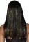 A2878 24 Long Straight Bang Wig With Tinsel