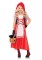 C48143 2 Piece Red Riding Hood, Long Apron Dress, Detachable Hooded Cape