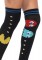 Pac Man And Ghost Over The Knee Socks