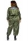 TG86931X Top Gun Parachute Flight Suit, Features Zip Up Nylon Jumpsuit With Inte