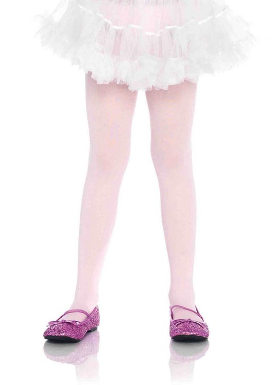 Leg Avenue Girls Opaque Tights 11 13 Pink in Hosiery, Leggings, Stockings  and Socks - $19.99