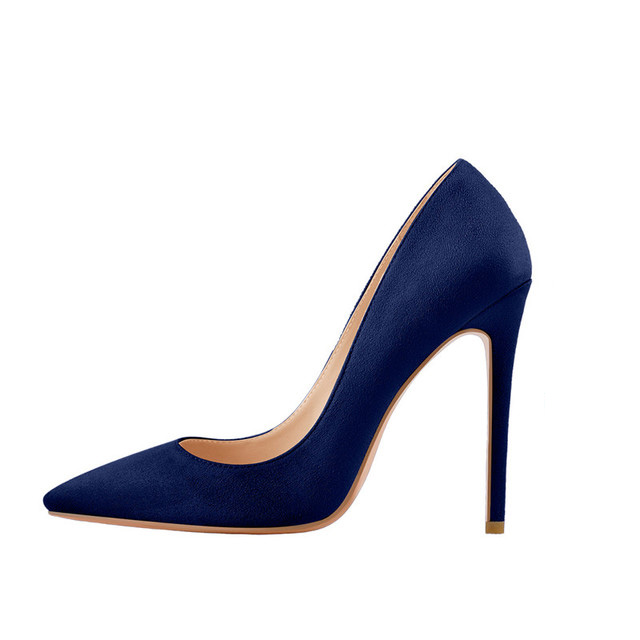 Pointed Toe Classic Stiletto Heels Suede Pumps - Blue - Upper Material: Flock Suede
Insole Material: Faux Leather
Lining Material: Synthenic
Outsole Material: Rubber
Heels: 3.14 (8 cm) in Sexy Heels & Platforms