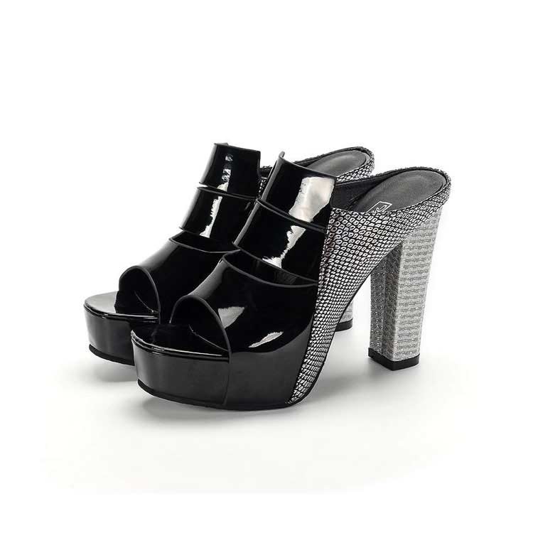 Snake print cheap platform shoes