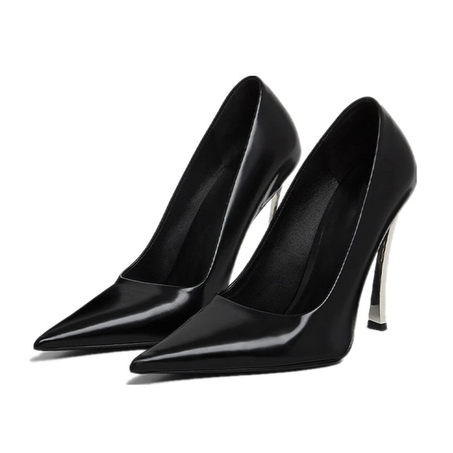 Suede Block Heels Pointed Toe | Women's Heel Shoe Wedding | Women's Shoes Heels  Black - Pumps - Aliexpress