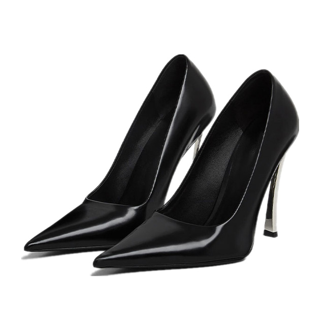 Faryn Pump | Black Leather – Bernardo 1946