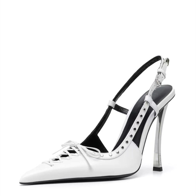 Louis Vuitton Women's Pumps Shoes In White Leather (eu 37) - (us 7