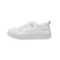 Ragusa Oriental Canvas Lace-Up Sneakers - White